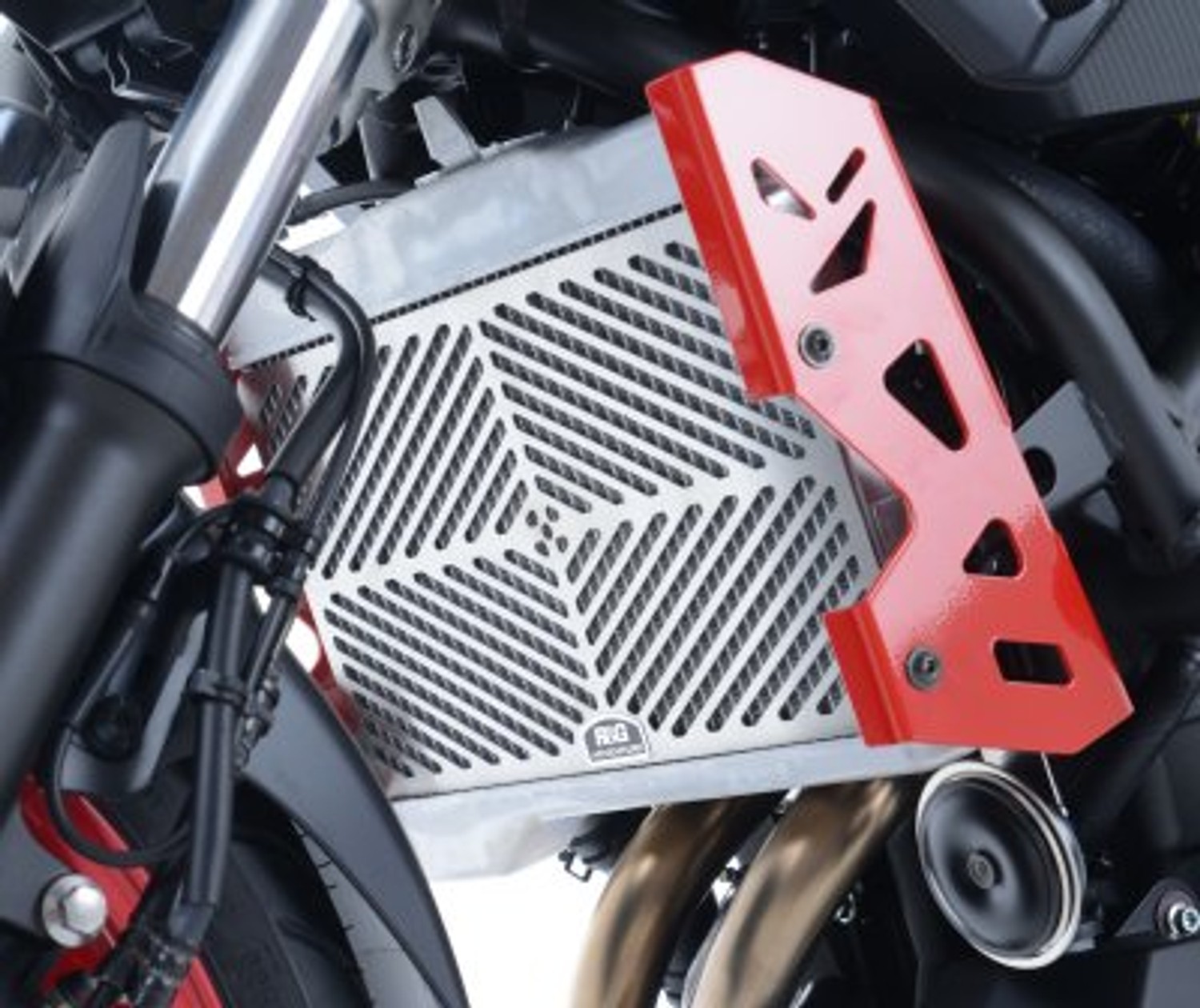 R&G Racing Stainless Steel Radiator Guard (see SCG0003SS for stainless oil cooler guard) for BMW S1000RR '15-'18 R&G Racing Stainless Steel Radiator Guard (see SCG0003SS for stainless oil cooler guard) for BMW S1000RR '15-'18